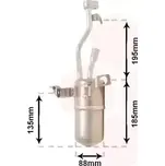 VAN WEZEL Sušárna klimatizace VAW 1800D389