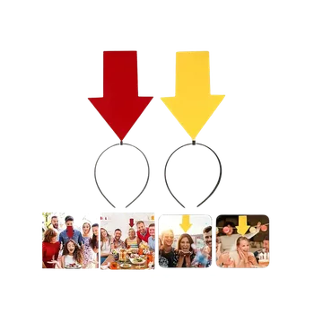 Karnevalový doplněk dovoz Čelenka šipka Barva: Žlutá