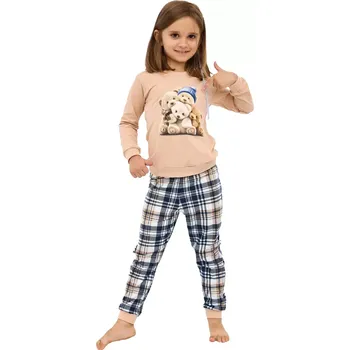 Chlapecké oblečení Dětské pyžamo Kids Bears sv.káva velikost 122/128