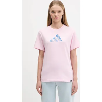 Pánská móda Bavlněné tričko adidas Table Tee JV6084 růžová 03X, vel. L