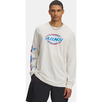 Pánské tričko Pánské tričko Under Armour UA 60/40S STACKED STARS L 6004898-279 Hnědá LG