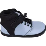 Zimní barefoot kožené boty Pegres BF40 0.1 modré 29