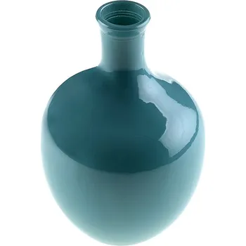 Váza Santex Váza skleněná modrá 8 x 12 cm