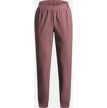 Dívčí tepláky Under Armour UA Rival Woven Jogger-BRN 1384207-651 Hnědá YMD