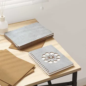 Obklad vidaXL Dekorační panely 12 pcs Betonově šedá 21 x 30 x 0,27 cm