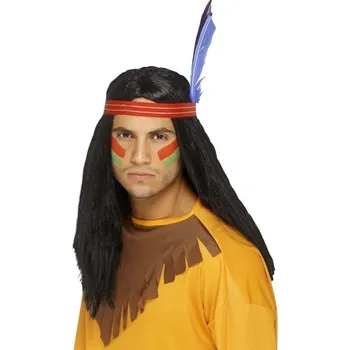 Karnevalová paruka Paruka - Indian brave
