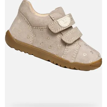 Dětská móda Dívky první kroky Geox Macchia Béžová - Holky GEOX hnědá | krémová 3424069