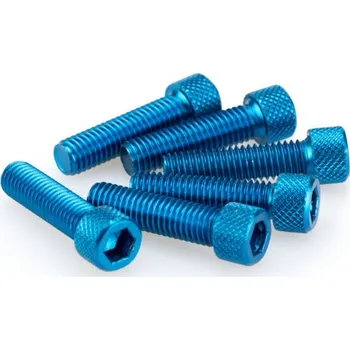 Motodoplněk Šrouby PUIG ANODIZED 0473A modrá M8 x 30mm (6ks)
