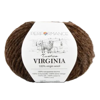 Galanterie Příze Performance Virginia rustica hnědá