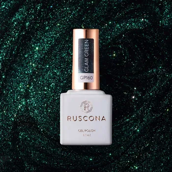 Lak na nehty RUSCONA lak GREEN GLAM 160 11 ml