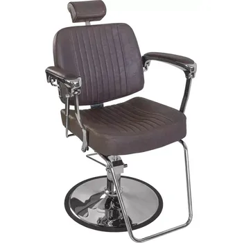 Kadeřnické křeslo Barber křeslo BJORN BH-3318 - matně hnědé