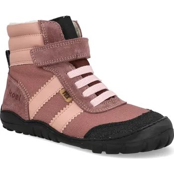 Dívčí zimní obuv Barefoot zimní boty Koel - Milam Tex Old pink růžové Velikost: 40