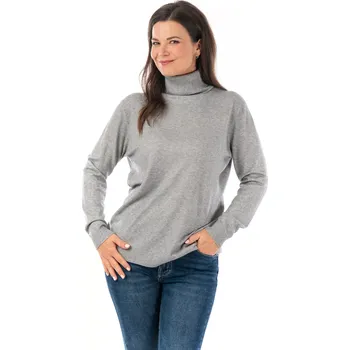 Dámské oblečení Dámský svetřík WILL Šedá 38/42