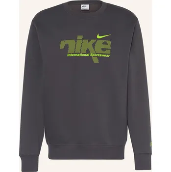 Pánská mikina Nike Pánská Mikina Club, tmavě modrá / neonově žlutá, XL