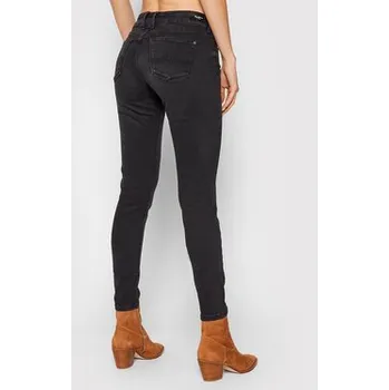 Dámské džíny Pepe Jeans Jeansy Soho PL204174 Černá Skinny Fit 33_30