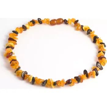 Jantarové korálky pro nejmenší 36cm mix barev
