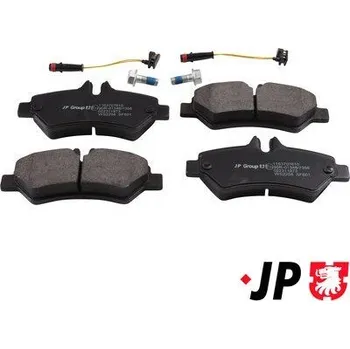 Brzdová destička Sada brzdových destiček, kotoučová brzda JP GROUP 1163707610