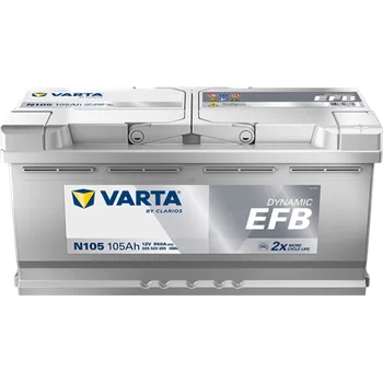 Autobaterie Varta 605500095K262 Dynamic EFB 12V 105Ah 950A