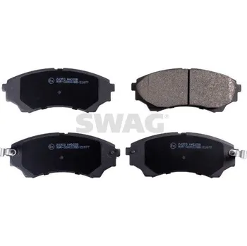 Brzdová destička Sada brzdových destiček, kotoučová brzda SWAG 83 91 6739