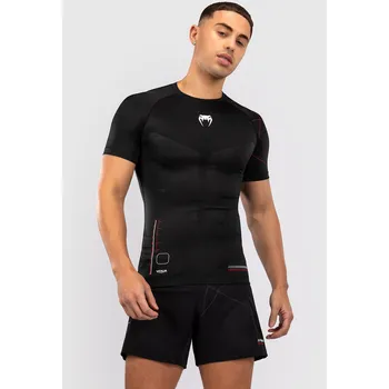 Rashguard Rashguard VENUM Tactical XT Kr. rukáv - černo/fire červený - VENUM-05522-100 Velikosti: XXL