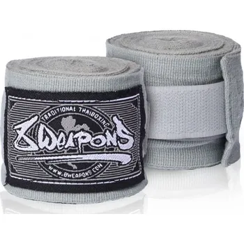 Bandáž na box a MMA 8 WEAPONS Bandáže 5 m - šedé - 8090005