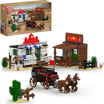 ostatní stavebnice Divoký západ – Loupež v bance MOULD KING 24062 – Mini World