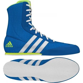 Boxerská obuv ADIDAS Boxerské boty "Box Hog 2" - modro/bílé - ADSHOE3404-BW Velikosti: 45,5