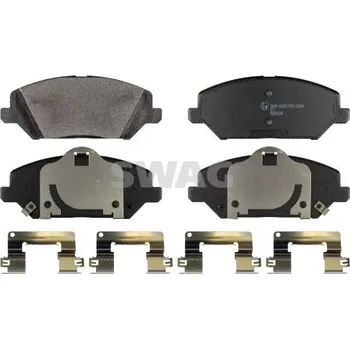 Brzdová destička Sada brzdových destiček, kotoučová brzda SWAG 33 10 7187