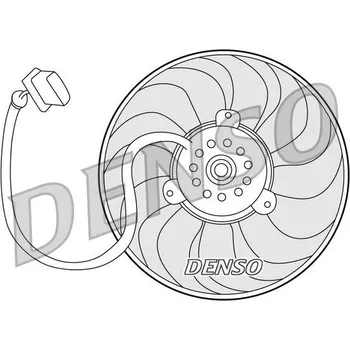 Chladič motoru Větrák, chlazení motoru DENSO DER32004