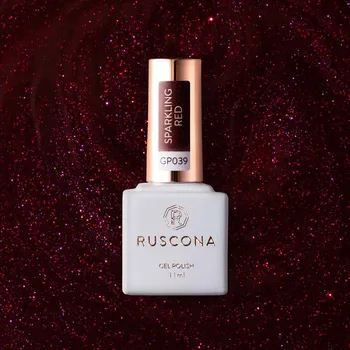 Lak na nehty RUSCONA lak SPARKLING RED 039 11 ml