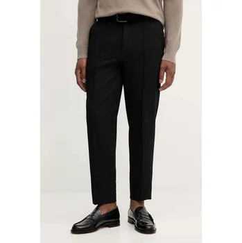 Pánské kalhoty Kalhoty Calvin Klein pánské, černá barva, LV04LC427G 99X, vel. 36