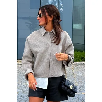 Dámský kabát Dámský kabátek BOSS Black Cafeta_DF 50543170 béžový Velikost: 32