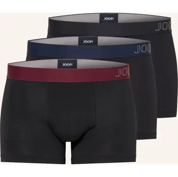 Boxerky Joop! Pánské Boxerky, 3 Kusy V Balení, černá / tmavě červená...