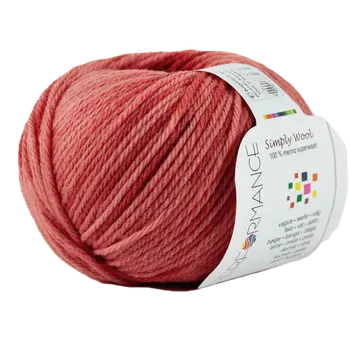 Galanterie Příze Performance Simply wool červená