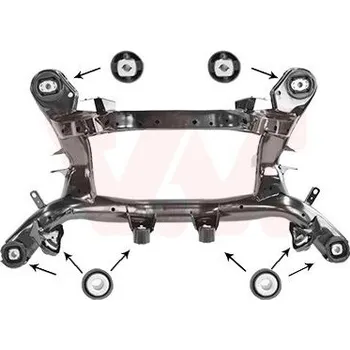 Zavěšení kol Tělo nápravy VAN WEZEL 0657629