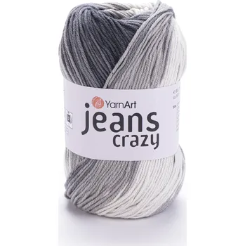 Příze Yarn Art Jeans crazy béžovošedá