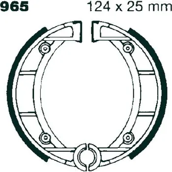 Brzdová čelist Sada brzdových čelistí EBC 965