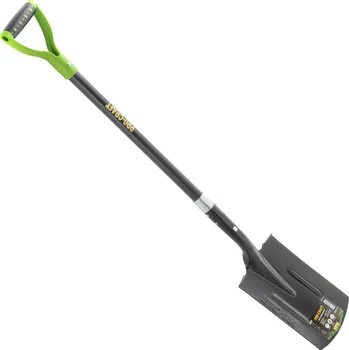 Sada zahradního nářadí Procraft GDS-1150 - rýč rovný 18cm kovaný se sklolaminátovou násadou s ocelovou výztuhou, 115 cm