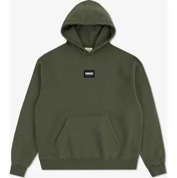 Pánská mikina MANTO Pánska mikina LABEL 25 OVERSIZE - zelená - MNT_LABEL25_KHAKI Velikosti: XS