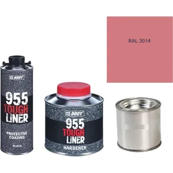 Autolak HB BODY 955 RAPTOR tough liner - 2k polyuretan textura set/báze + tužidlo + barva /RAL 3014 900ml