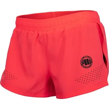 PitBull West Coast Dámské šortky Mesh Performance Pro plus - coral - PWC_DSPF_RED Velikosti: S