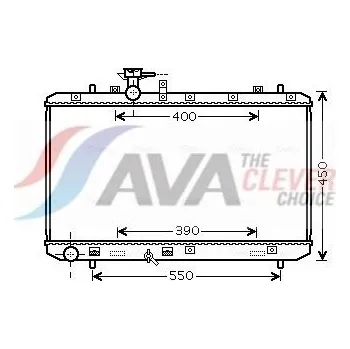 Chladič motoru Chladič, chlazení motoru AVA SZA2084