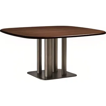 Jídelní stůl Kave Home Ořechový jídelní stůl Melvar 121 x 121 cm