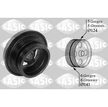 Řemenice, klikový hřídel SASIC 2156047