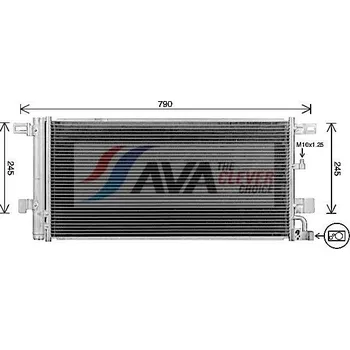 Výparník klimatizace Kondenzátor, klimatizace AVA AI5439D