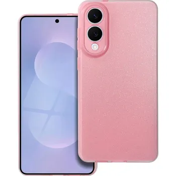 Pouzdro na mobilní telefon OEM Pouzdro CLEAR CASE 2mm BLINK SAMSUNG Galaxy S25 Edge růžové