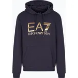 Pánská mikina EA7 Emporio Armani Train Logo Series Big Logo Hoodie armani blue