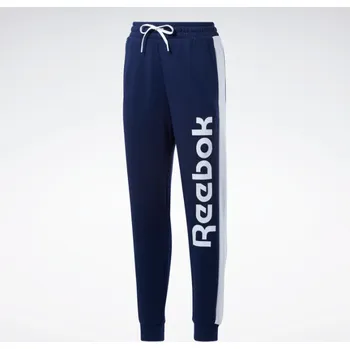 REEBOK Dámské tepláky Training Essentials Linear - modré - FU2259 Velikosti: L