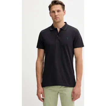 Bavlněné polo tričko Trussardi pánské, tmavomodrá barva, G5018000026N 59X, vel. M