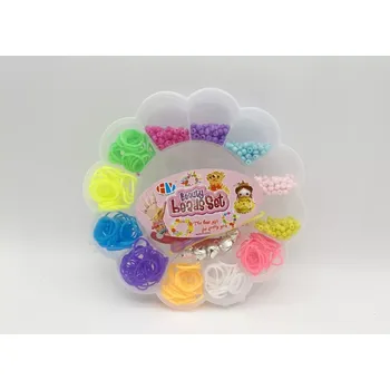 kreativní sada Sada gumiček a korálků 365 ks na výrobu náramků Loom Band